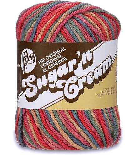 Amazon.com: Lily Sugar 'N Cream The Original Ombre Yarn, 2oz